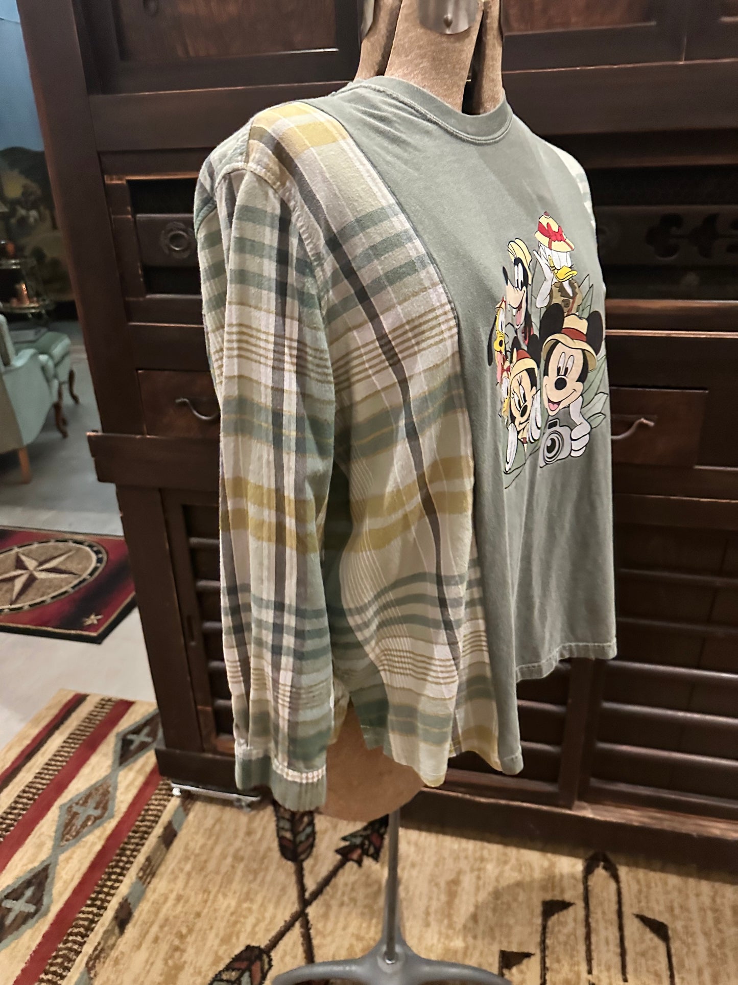Mickey and Friends Flannel Tee