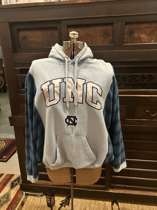 UNC Flannel Hoodie