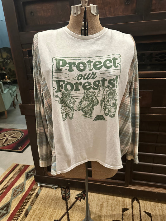 Protect The Forests Tee with Brushed Cotton
