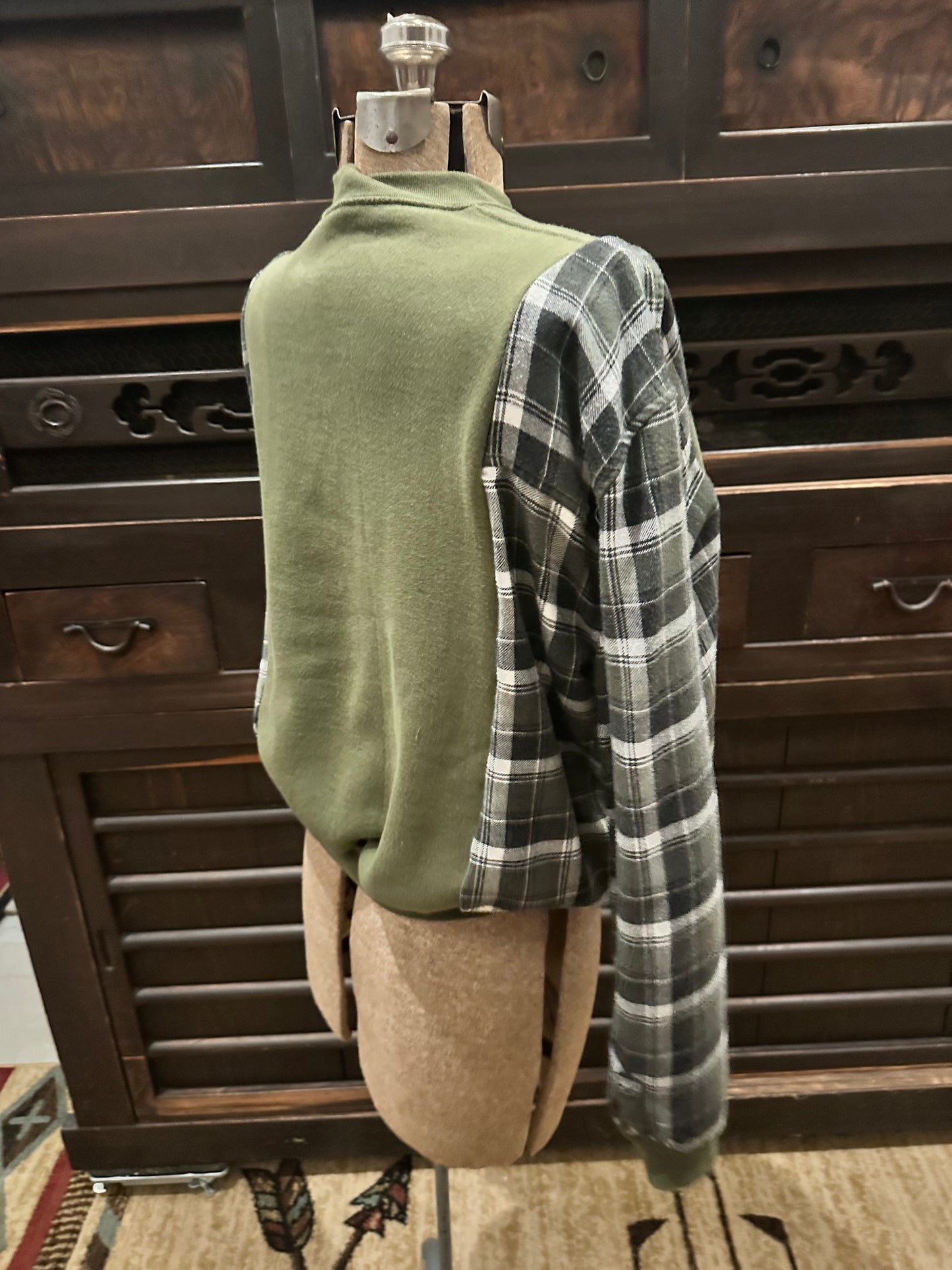 USMC Flannel Sweatshirt