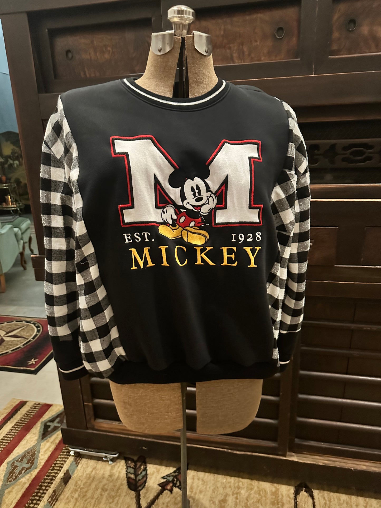Mickey Flannel Sweatshirt
