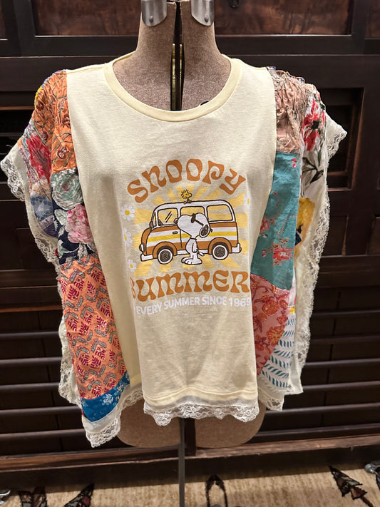 Snoopy Bat Wing Tee Tunic