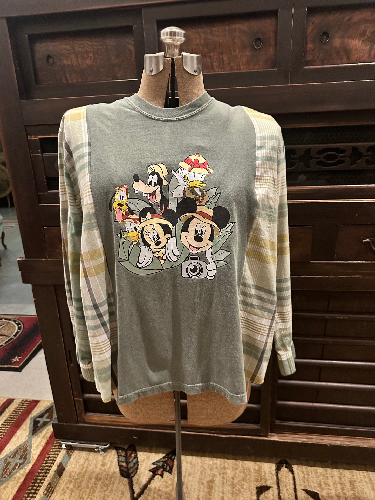 Mickey and Friends Flannel Tee