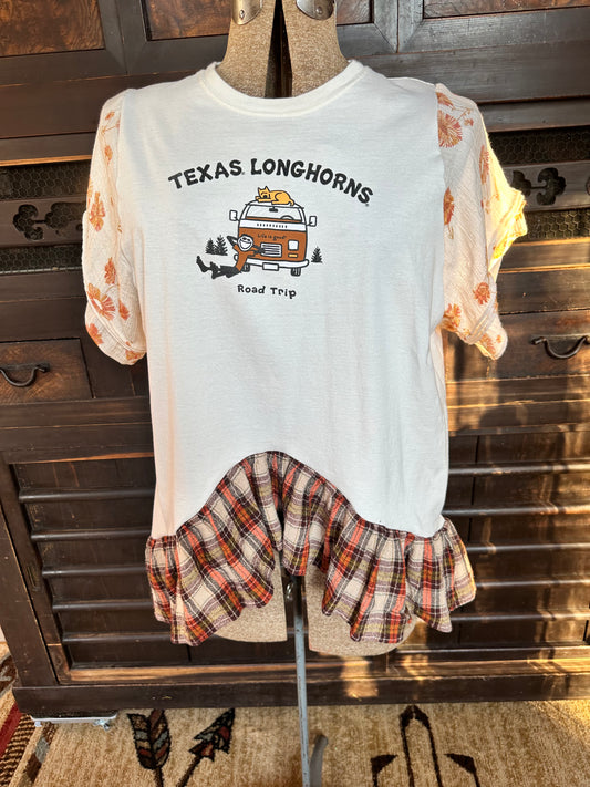 Texas Longhorns Tee high low Tunic