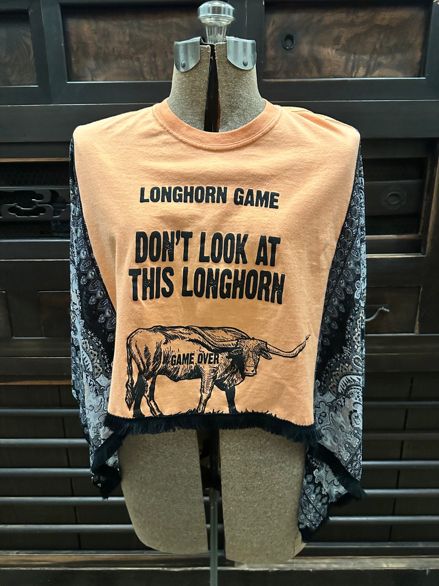 Longhorn Cropped Tee