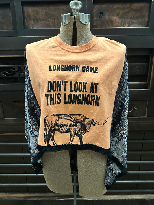 Longhorn Cropped Tee